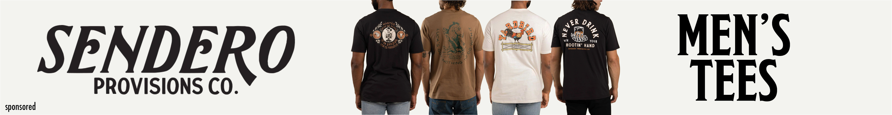 Sendero Provisions CO. Men's Tees Sponsored