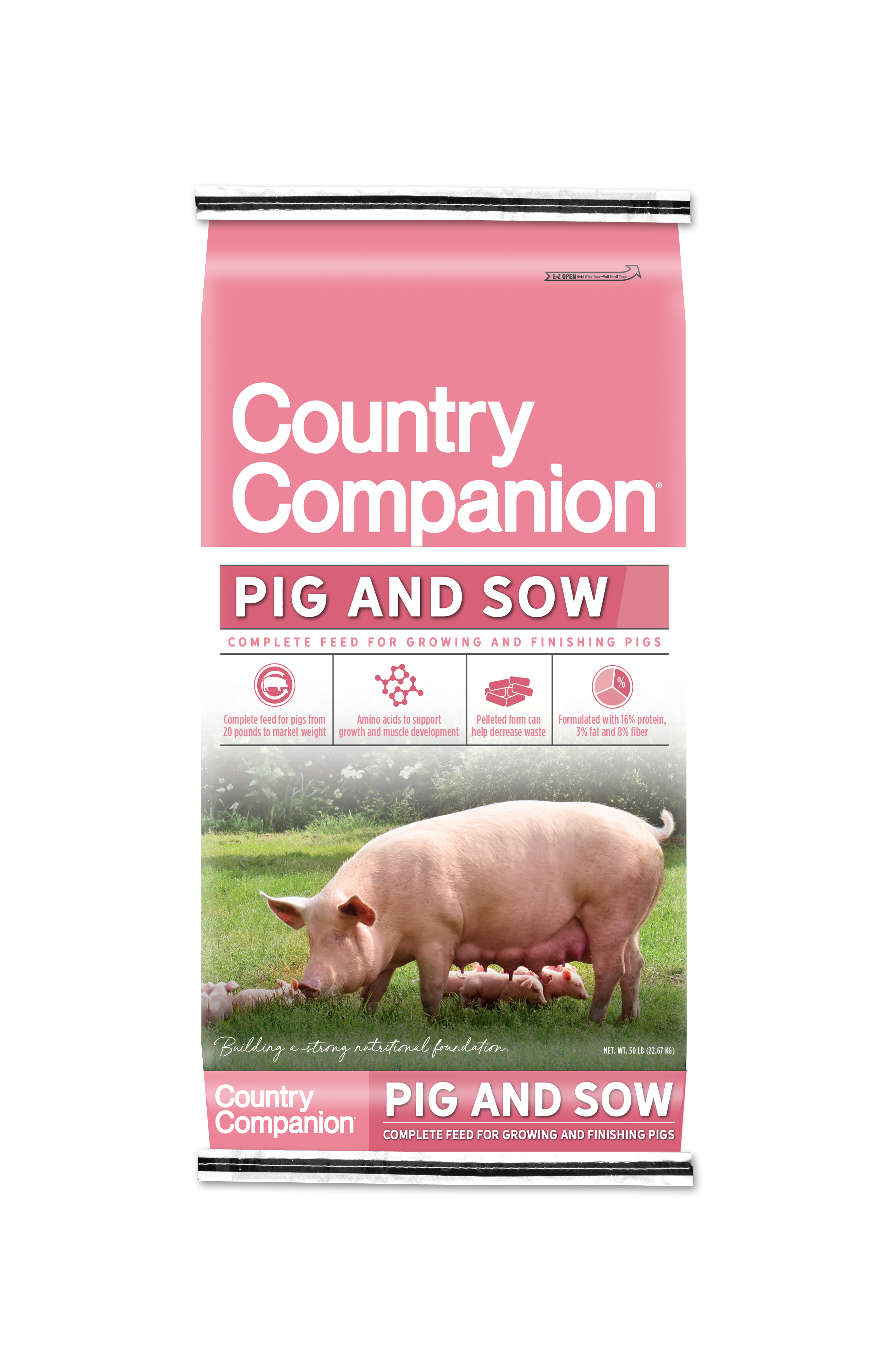 Country Companion Pig & Sow, 50-Lb