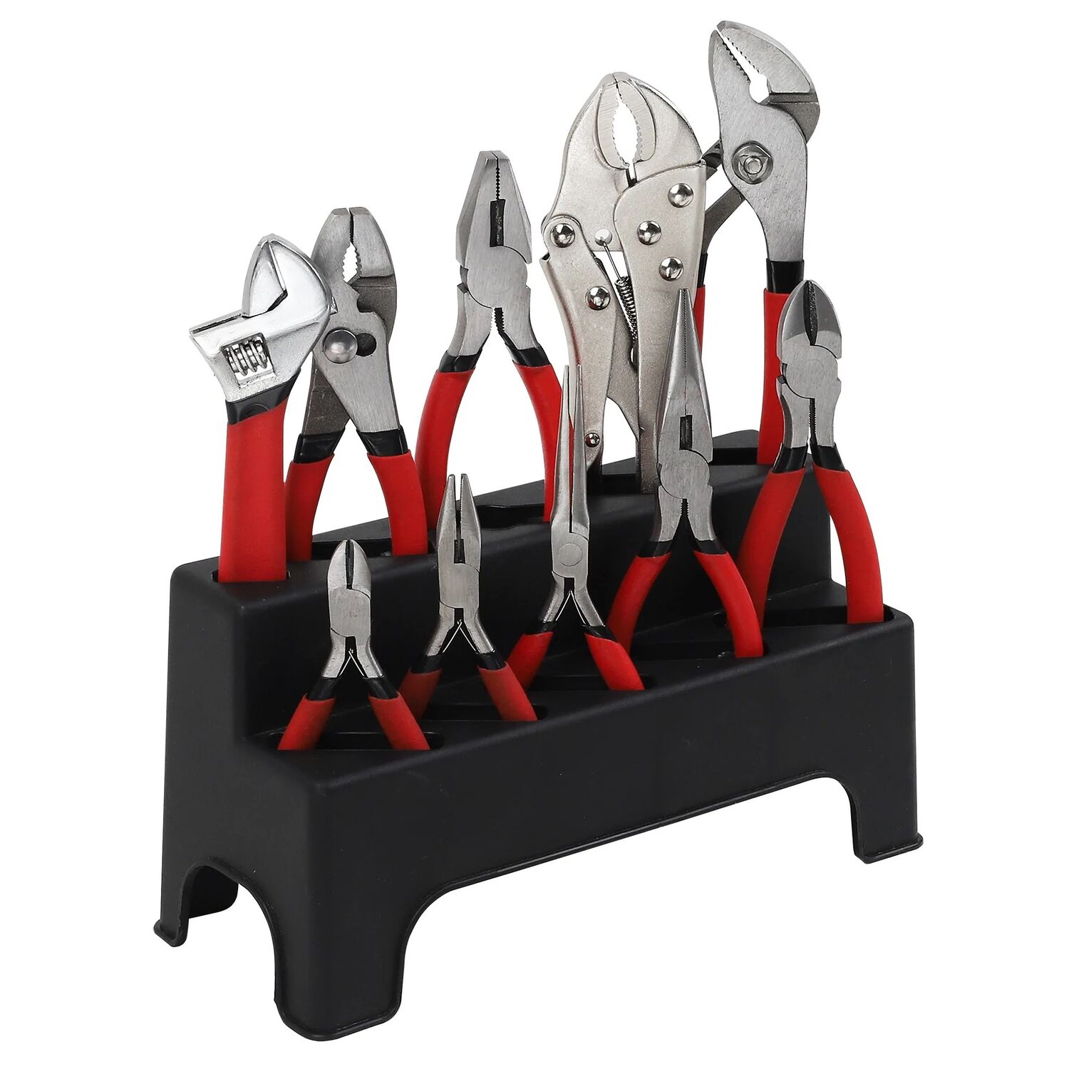 10-Pc Combination Pliers and Wrench Set 