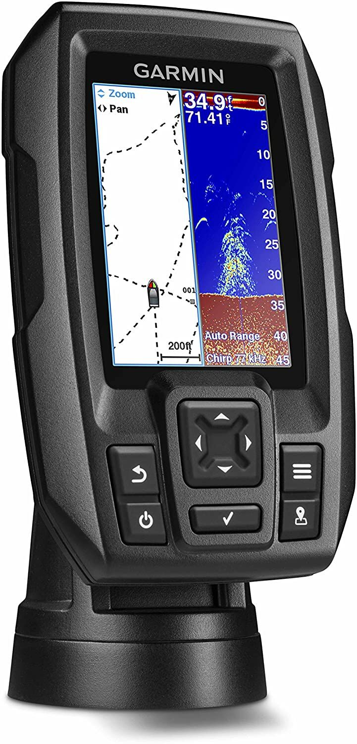 Garmin 3.5" GPS Fish Finder With CHIRP Traditional Transducer
