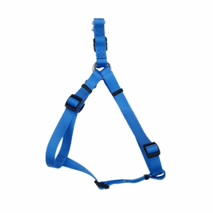 Coastal Pet Comfort Wrap Adjustable Dog Harness 1-In x 26-In-38-In in Light Blue