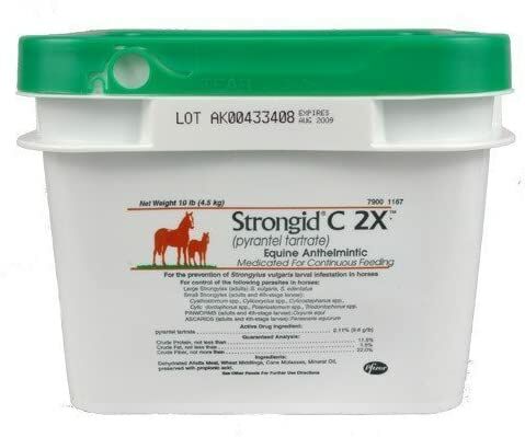 STRONGID® C 2X Equine Anthelmintic, 10-Lb