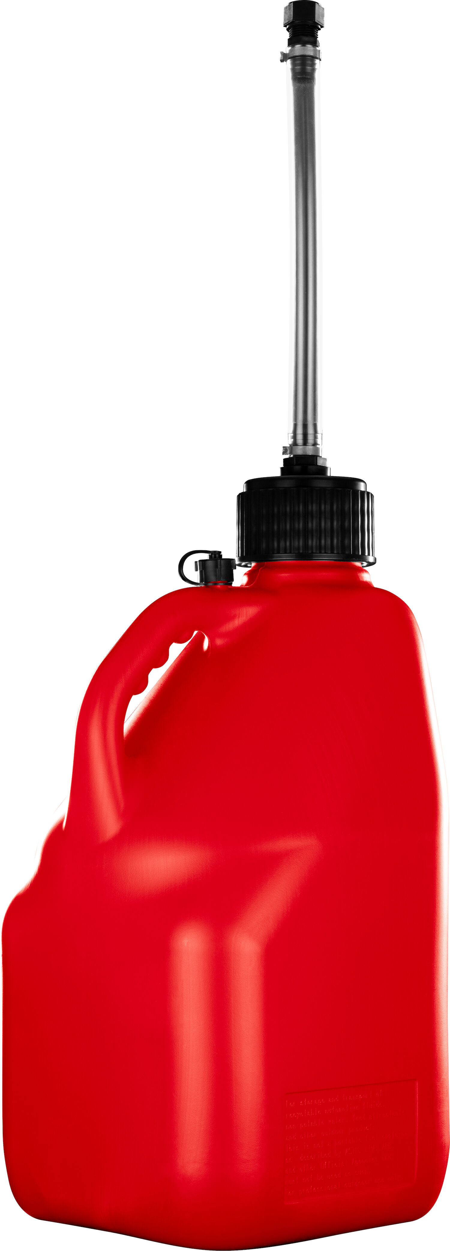 Utility Jug with Hose in Red, 5-Gal