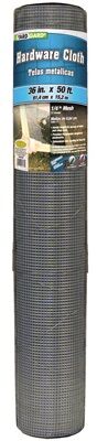 1/4-In x 36-In x 50-Ft Galvanized Steel Mesh Hardware Cloth