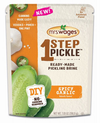 Ready-Made Spicy Garlic Pickling Brine, 7.1-Oz Pouch