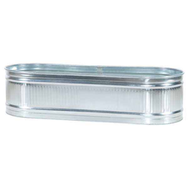 Galvanized Round End Stock Tank, 320-Gal
