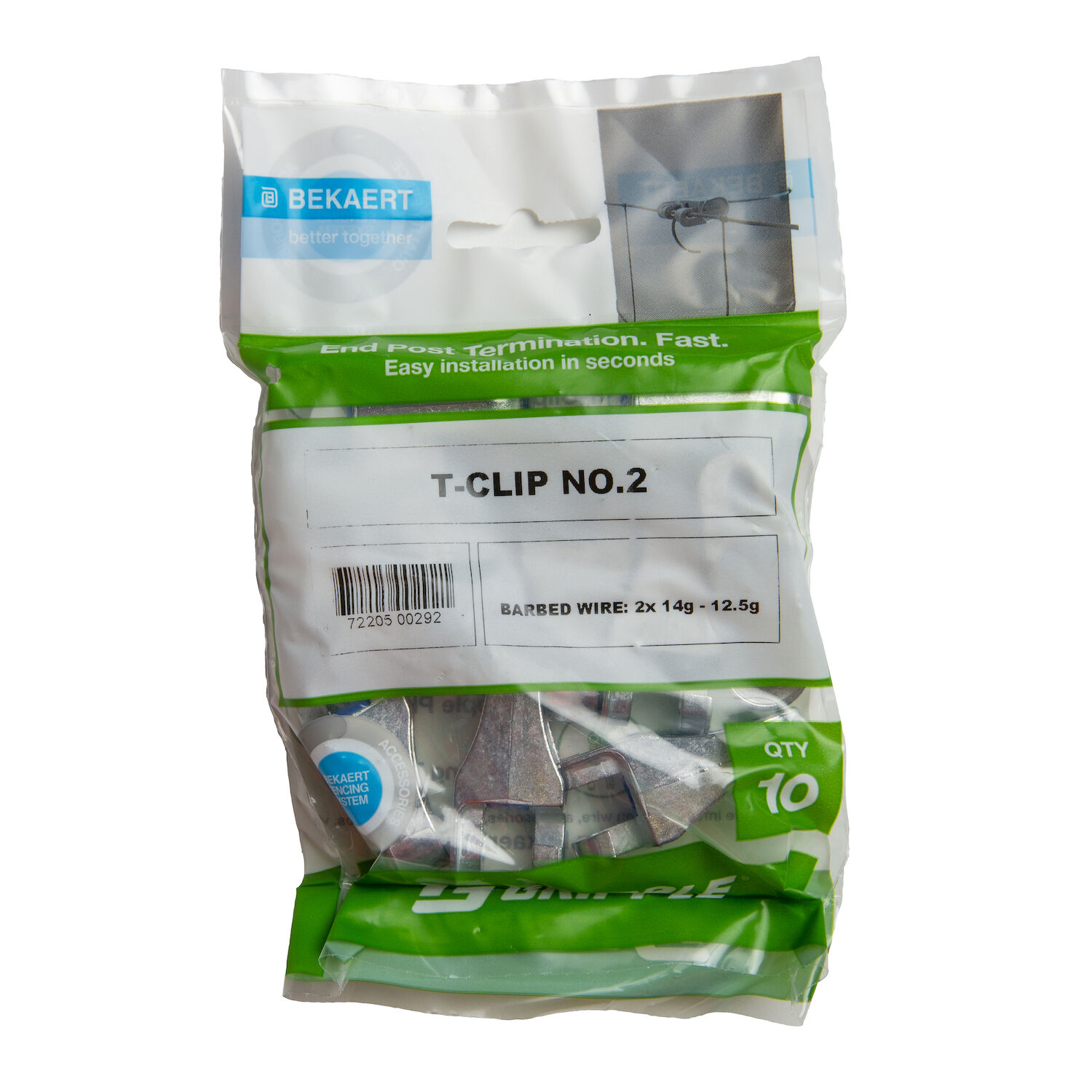T-Clip #2, 10-Ct