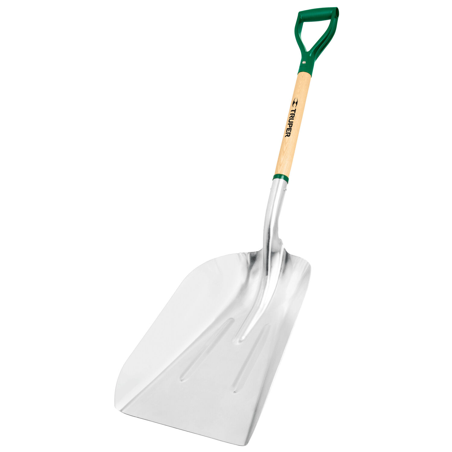 Aluminum Scoop Transfer Shovel Wood Handle, 45-In