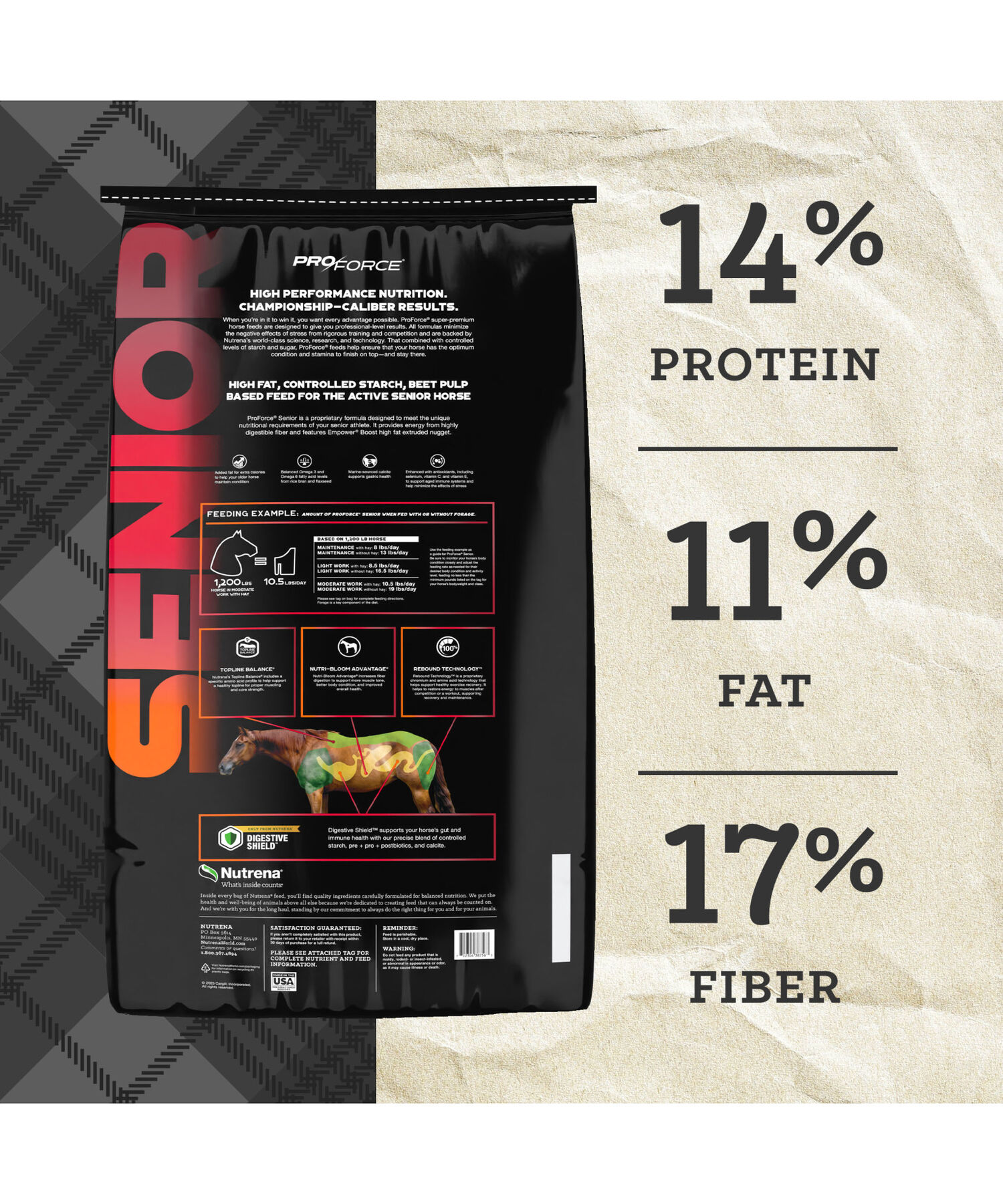 Nutrena ProForce Senior, 50-Lb