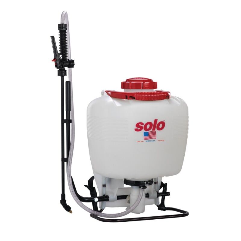4-Gal Piston Pump Backpack Sprayer with 28-In Wand