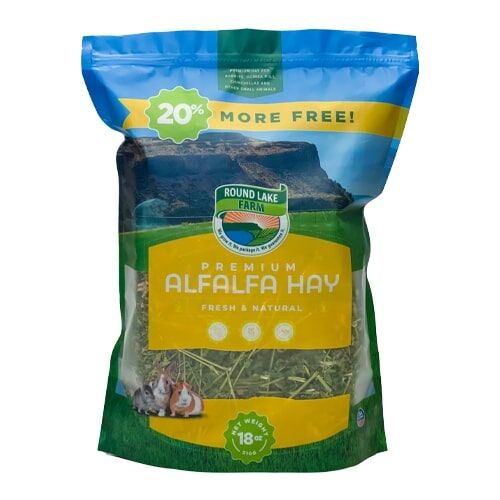 Round Lake Farm Alfalfa Hay, 18-Oz