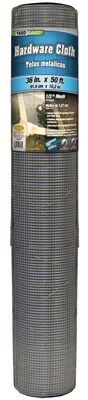 1/2-In x 36-In x 50-Ft Galvanized Steel Mesh Hardware Cloth