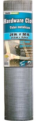 1/4-In x 24-In x 50-Ft Galvanized Steel Mesh Hardware Cloth