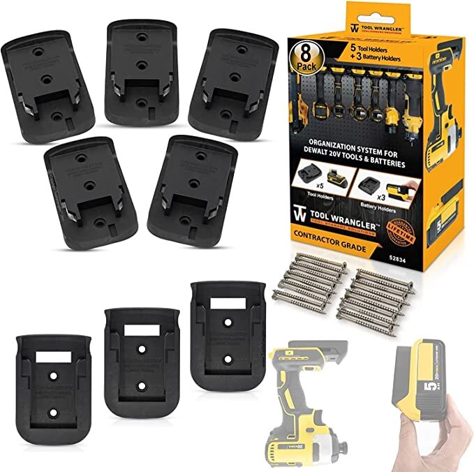 Tool Wrangler Mixed DEWALT Tool Holders, 8-Pk