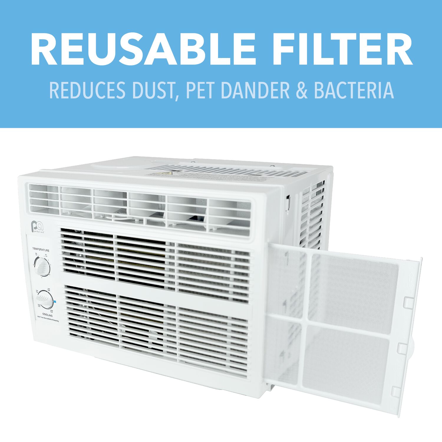 5,000 BTU Window Air Conditioner with Mechanical Controls