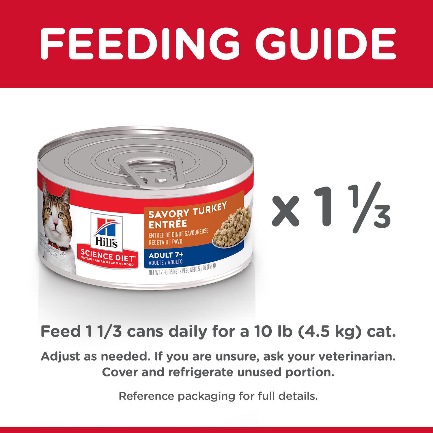 Hill's® Science Diet® Savory Turkey Entrée Senior Wet Cat Food, 5.5-Oz