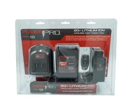 Power Pro 20 Volt Complete Rechargeable Battery with Wireless Pump