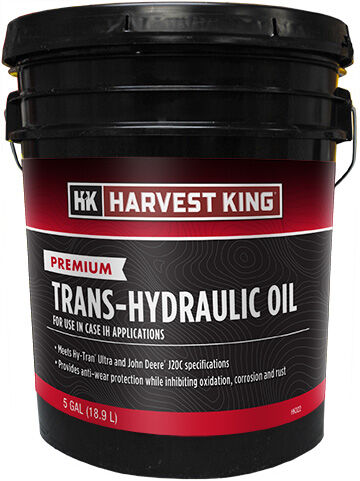 Harvest King Premium Trans-Hydraulic Fluid Oil, 5-Gal Bucket