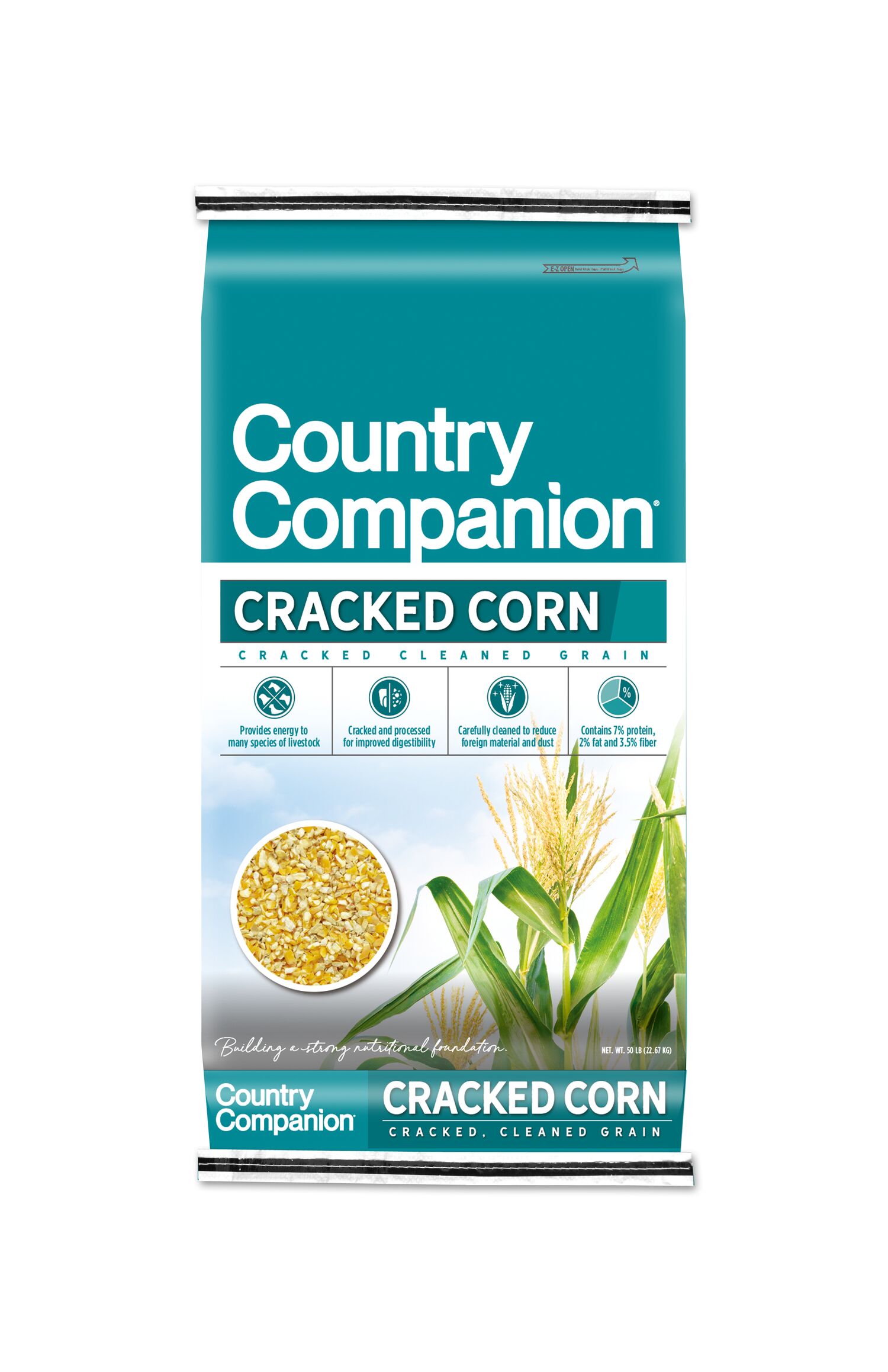 Country Companion Cracked Corn, 50-Lb