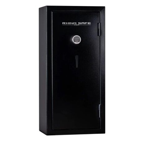 Rhino 24 Gun Safe With E-Lock in Black