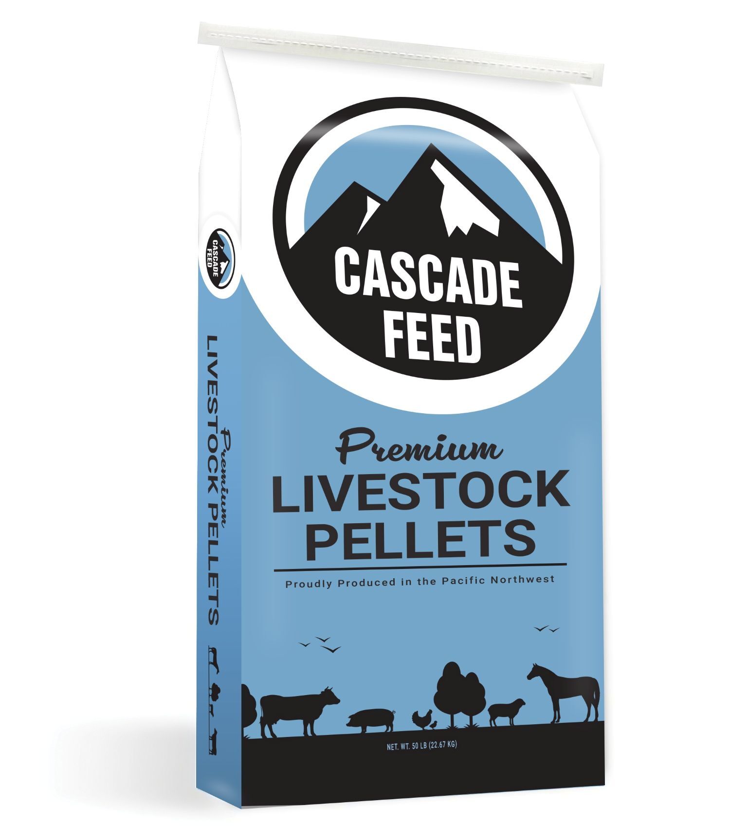 Cascade Feed Cascade Fortified 12% Multi Species, 50-Lb