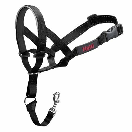 Costal Pet Products Walk 'n Train! Black Medium Dog Head Halter