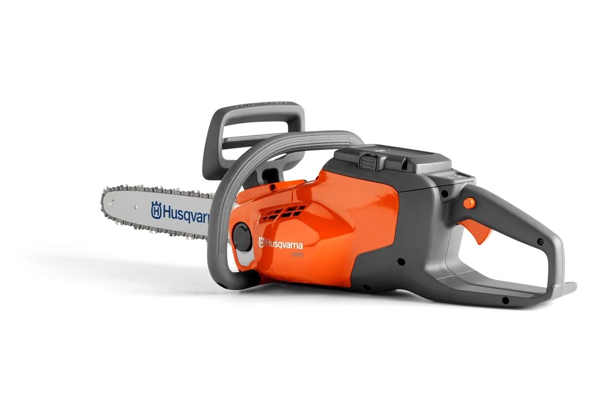 Husqvarna 120i 14-In Battery Powered Electric Chainsaw with Battery and Charger