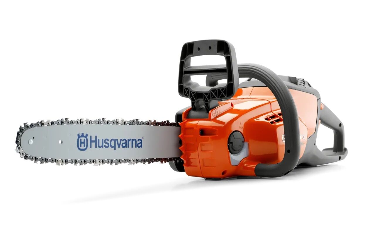 Husqvarna 120i 14-In Battery Powered Electric Chainsaw with Battery and Charger