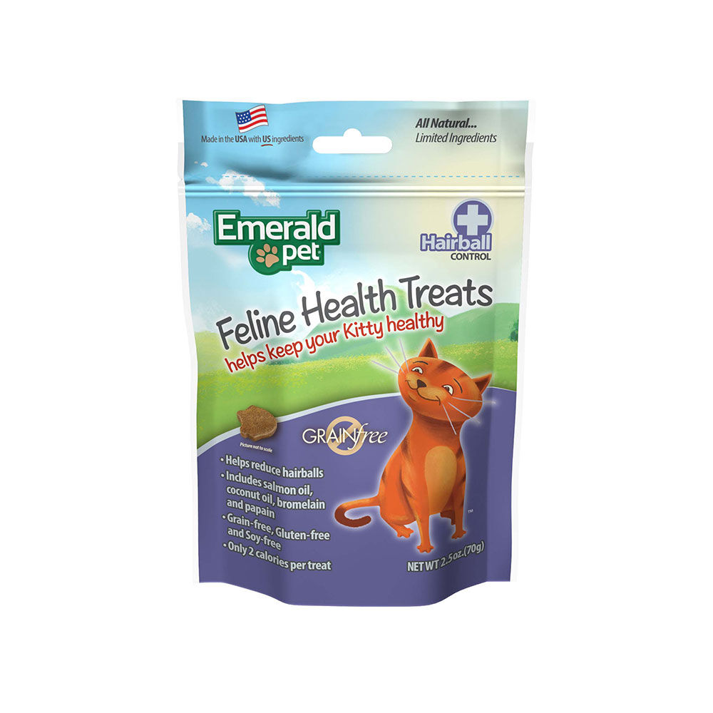 Emerald Pet® Hairball Control Feline Health Cat Chew 2.5 Oz