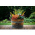 Half Oak Barrel Planter, 26-In x 18-In x 26-In
