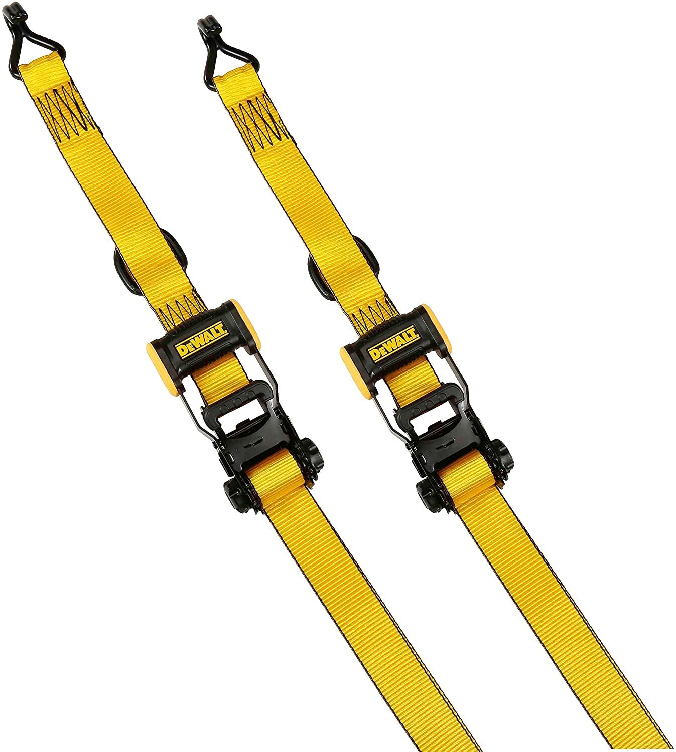 1.5-In x 16-Ft Ratchet Tie Down Straps, 2-Pk