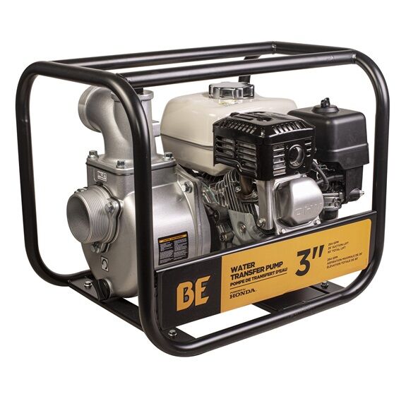 3-In Water Transfer Pump with Honda GX200 Engine
