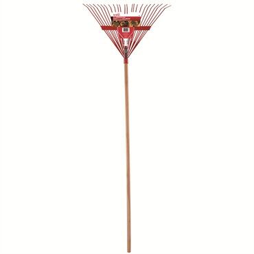 24-In Deluxe Springback Rake with Wood Handle