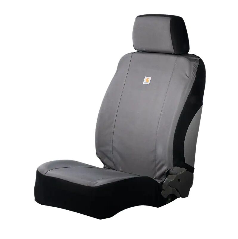 Carhartt Universal Fitted Nylon Duck Bucket Seat Cover in Gravel