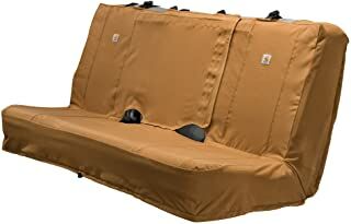 Carhartt Universal Fitted Nylon Duck Full-Size Bench Seat Cover in Brown