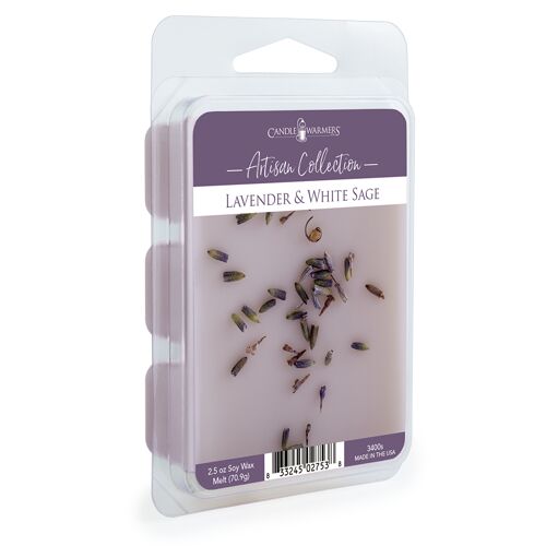 Artisan Collection Lavender & White Sage Scented Wax Melts, 6-Ct