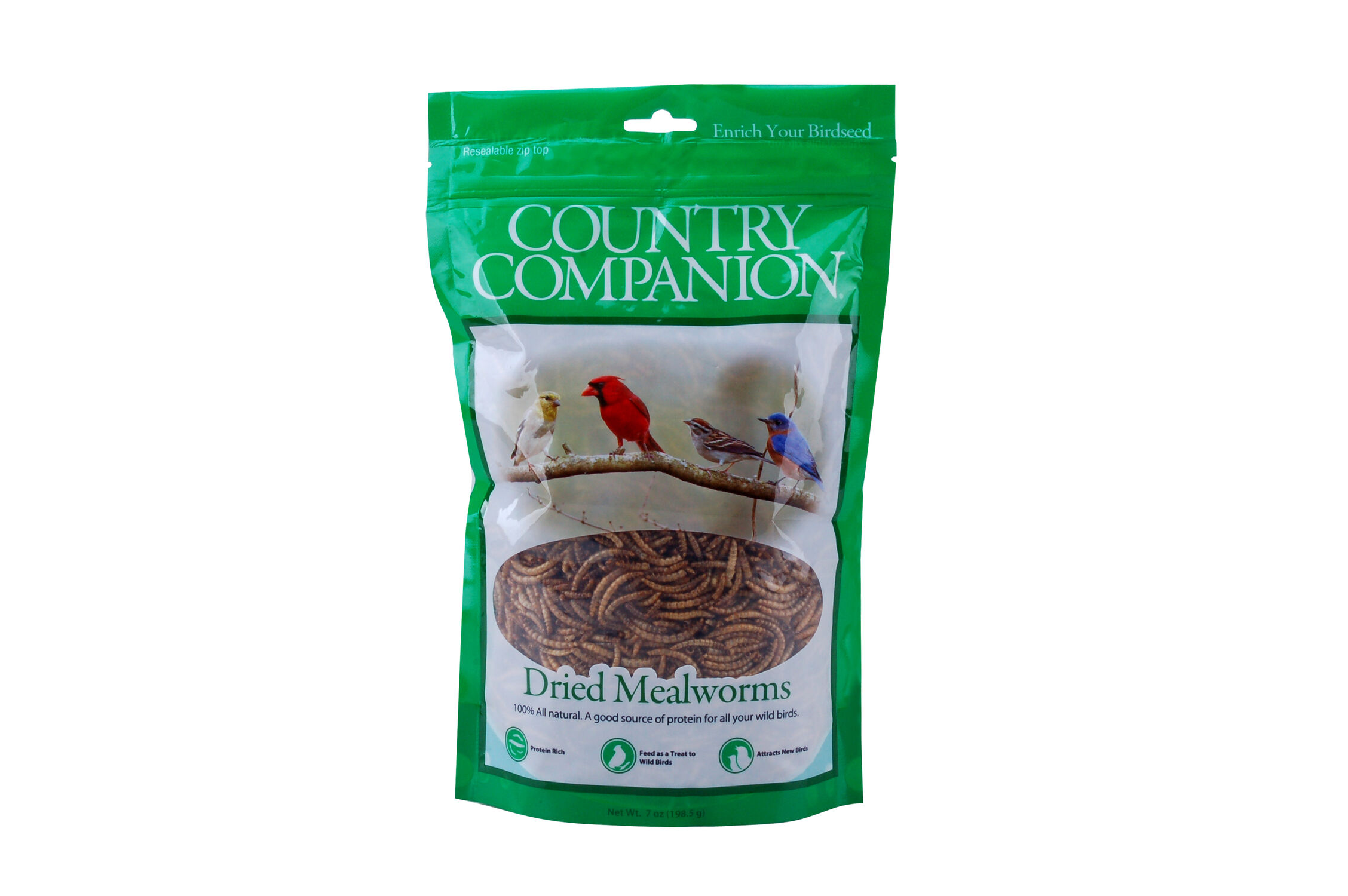 Wild Bird Dried Mealworms, 7-Oz