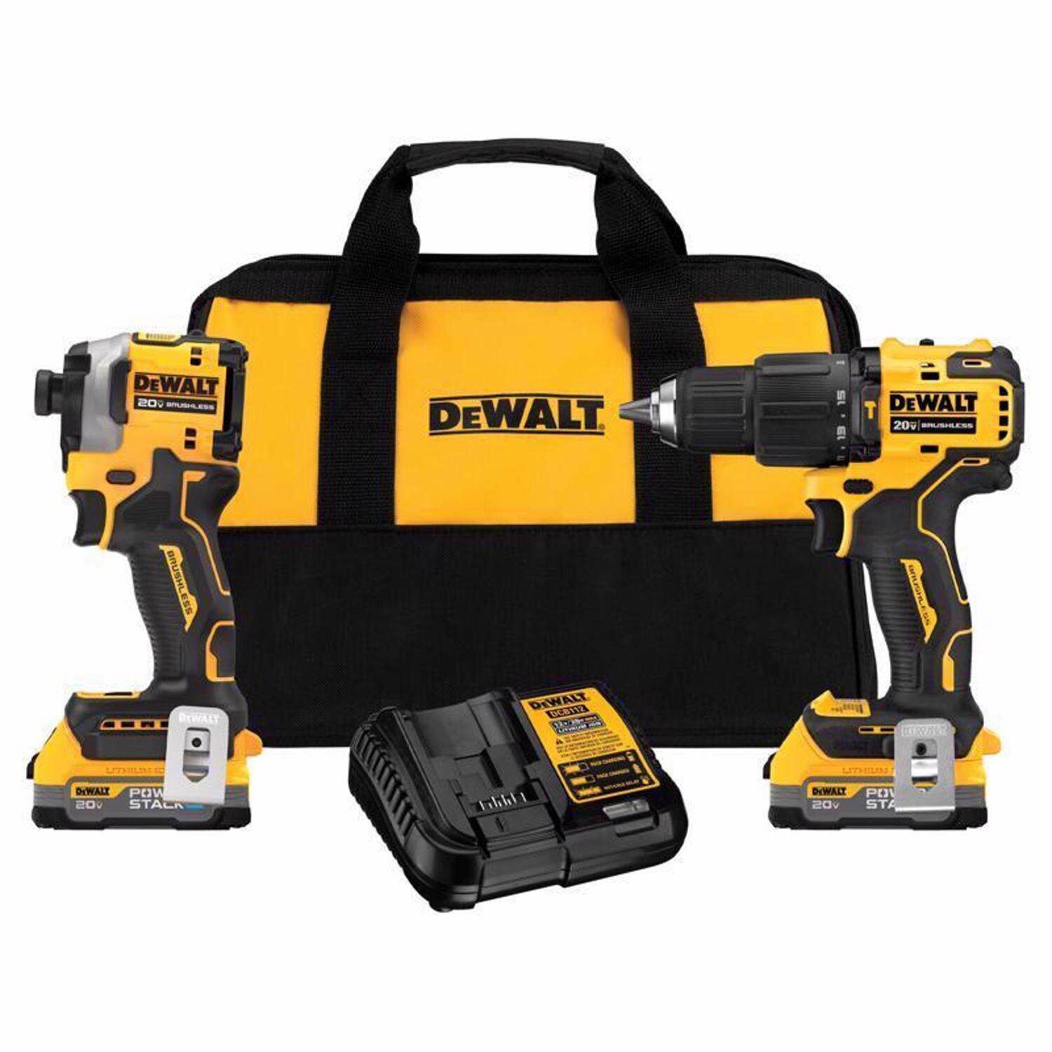 DeWALT 20V MAX Cordless 2-Tool Combo Kit Including Hammer Drill with Impact Driver