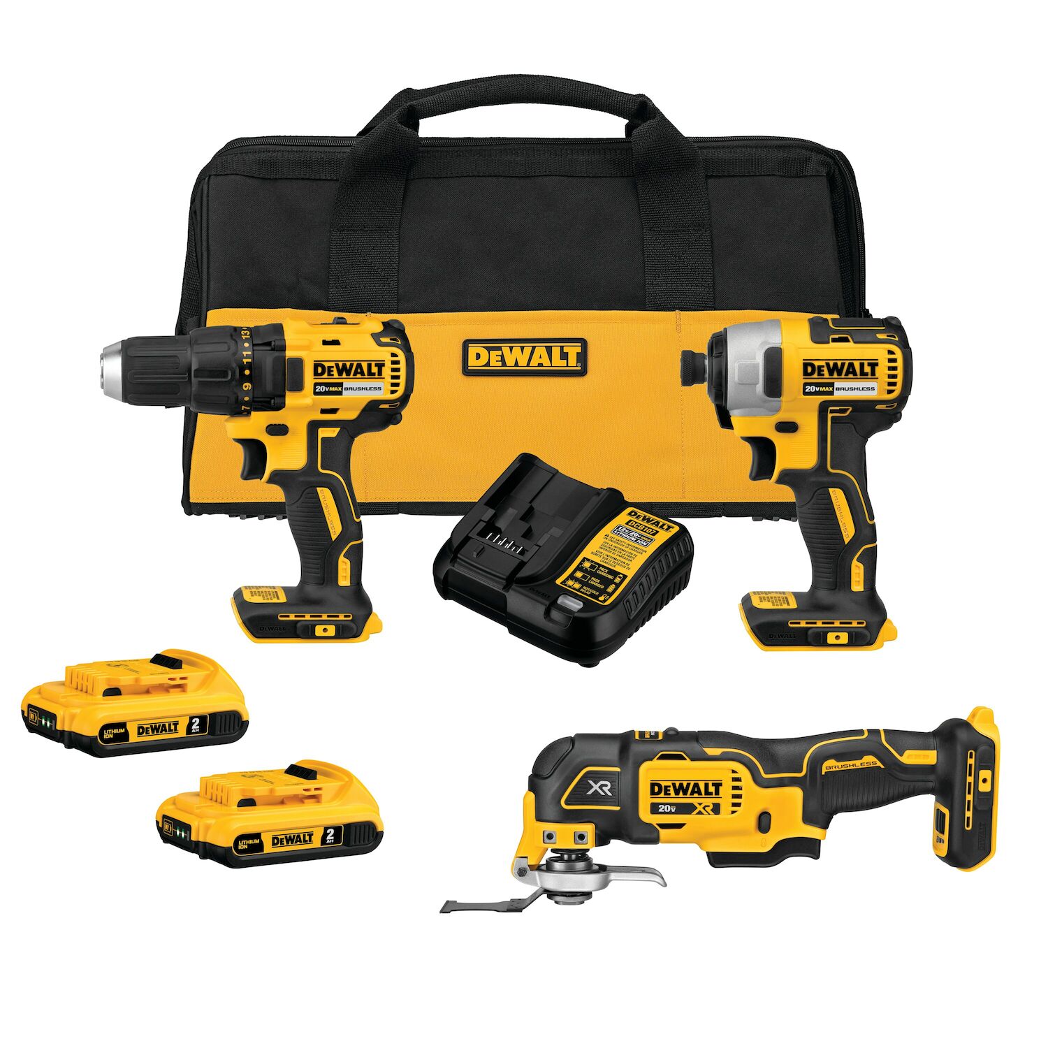 20V MAX Brushless Cordless 3-Tool Combo Kit