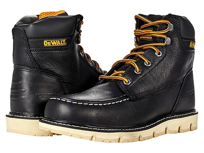 Men's Flex Moc Toe Work Boot in Black