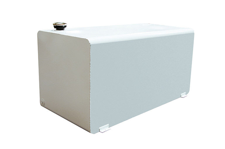 Dee Zee Rectangle Transfer Tank In White Steel, 108-Gal