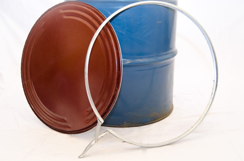 55-Gal Steel Drum with Ring & Lid (ASSORTED)