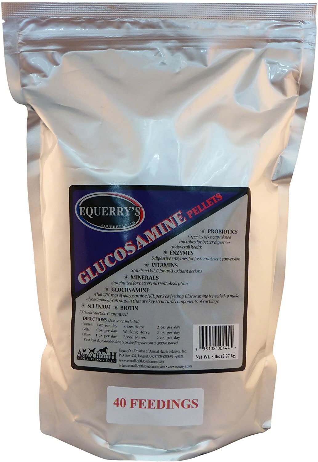 Equerry's™ Glucosamine Pellet Equine Supplement, 5-Lb Bag