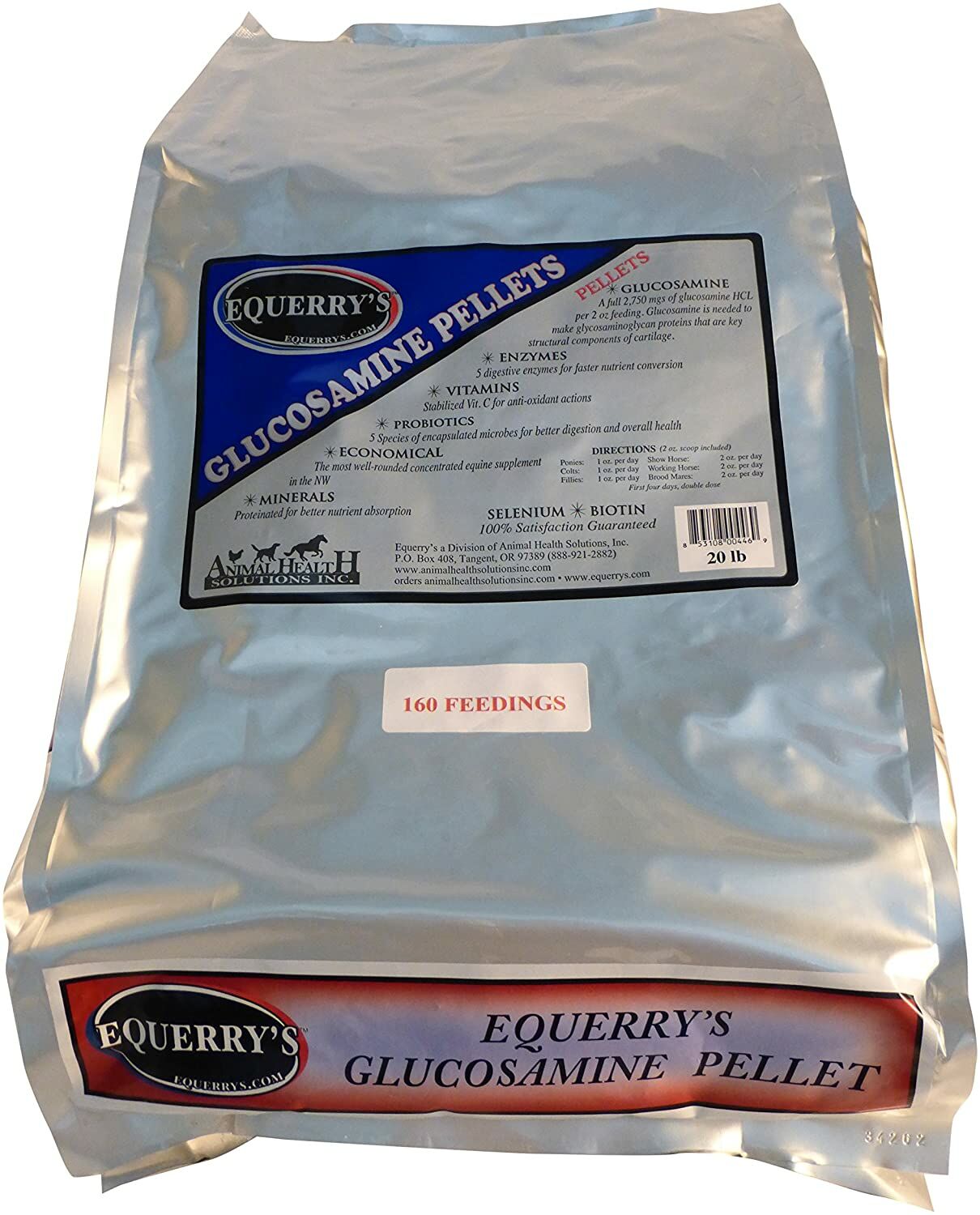 Equerry's™ Glucosamine Pellet Equine Supplement, 20-Lb Bag