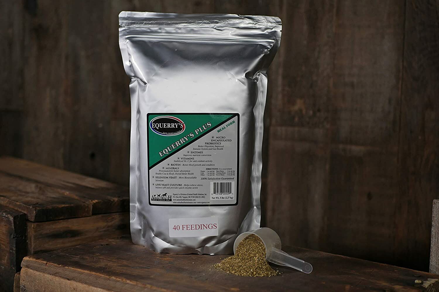 Equerry's™ Plus Meal Probiotic & Digestive Enzymes for Horses, 5-Lb Bag