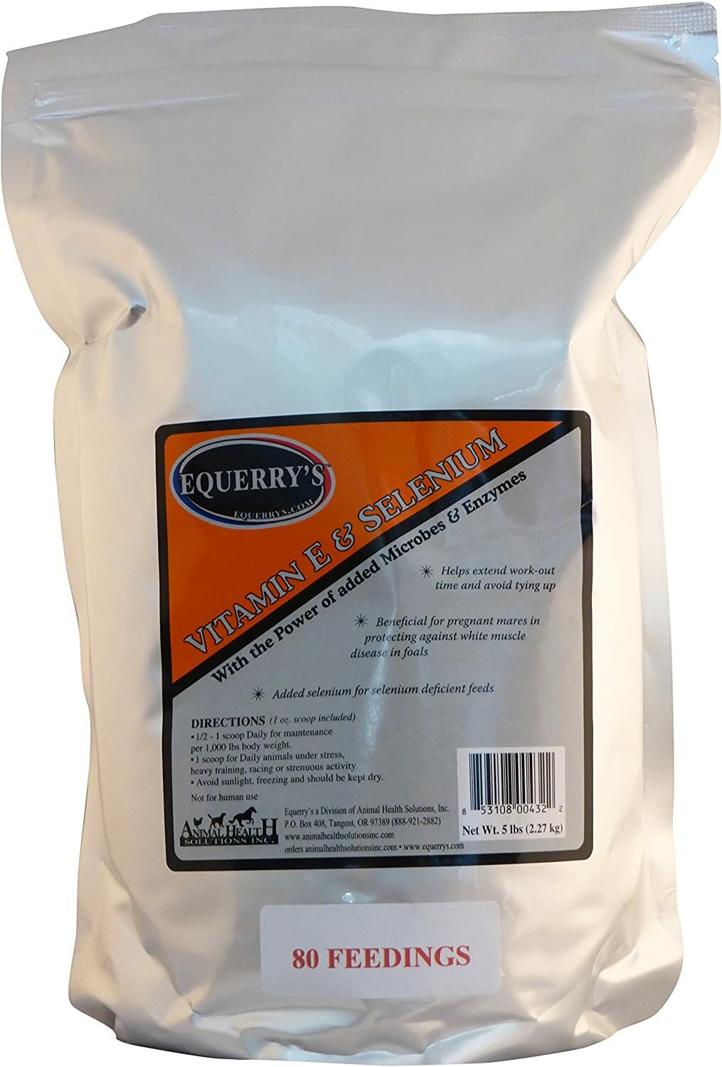 Vitamin E & Selenium Equine Supplement, 5-Lb Bag