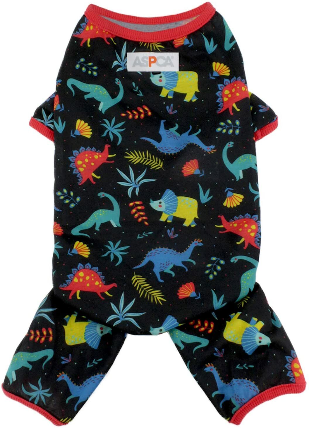Dino Onesie Dog Pajamas in Navy, Medium