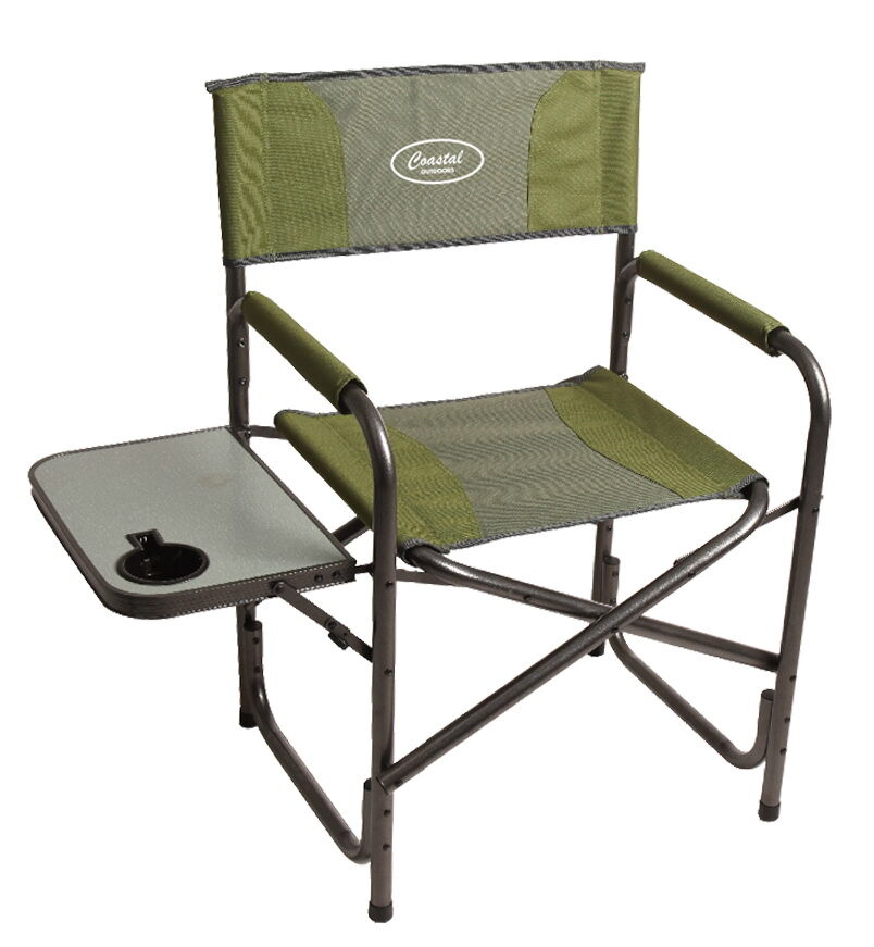 Coastal Outdoors Directors Chair with Side Table