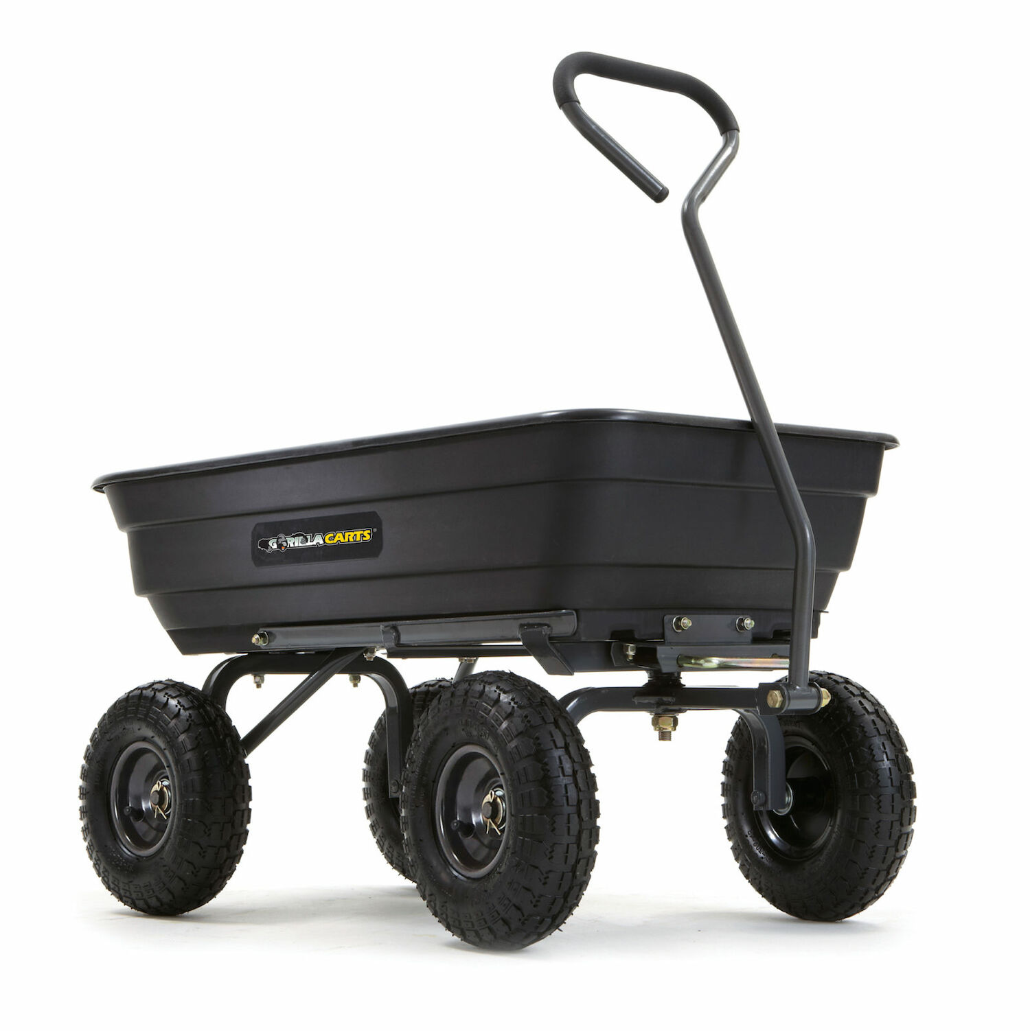 Gorilla Carts 10-Cu Ft Heavy Duty Poly Dump Cart