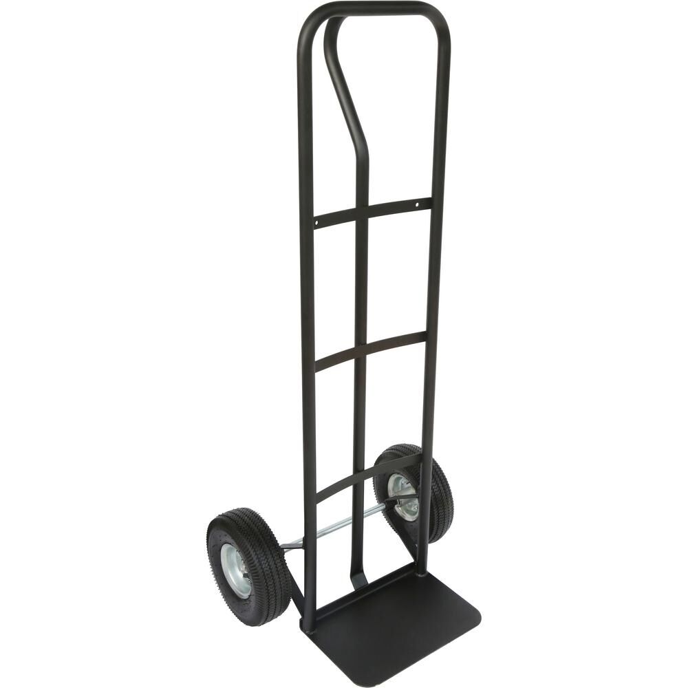 Olympia Tools Matte Black P-Handle Hand Truck, 600-Lb